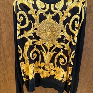 Versace Black and Gold Men's Sweater